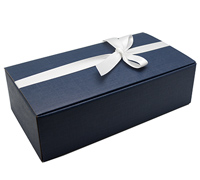 CORPORATE DOUBLE WINE BOX PACK-Seta Navy