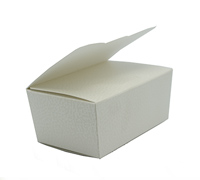BALLOTIN SMALL-Pelle Bianco w/self-closing lid