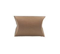 PILLOW BOX MEDIUM PACK-Natural Kraft