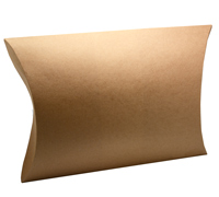 PILLOW BOX GRANDE PACK-Natural Kraft