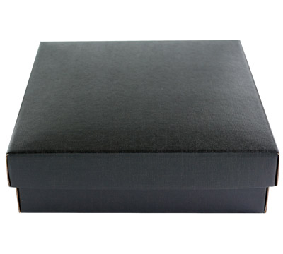 Easy Fold Chocolate Box PACK-Black Linen
