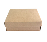 Easy Fold - Chocolate Box (Base & Lid) - Natural