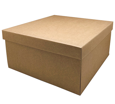 Easy Fold Gift Large Box PACK-Natural #3