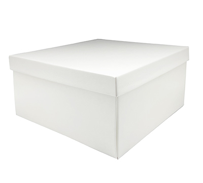 Easy Fold-Gift Large (Base and Lid)-White Linen #3