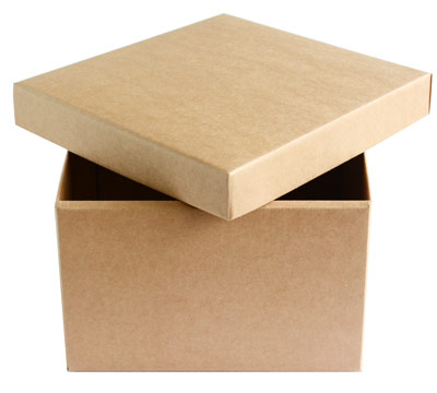 Easy Fold-Small Gift Box (Base and Lid)-Natural #2