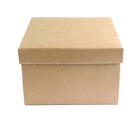 Easy Fold - Small Gift Box (Base & Lid) - Natural
