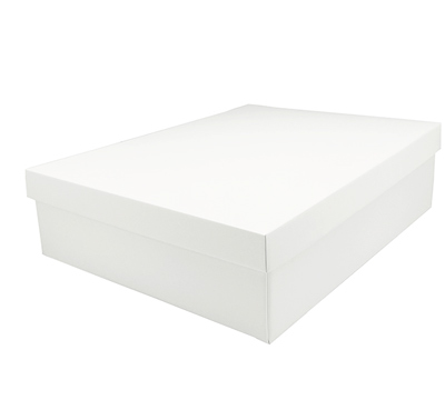 Easy Fold Large Shirt Box PACK-White Linen