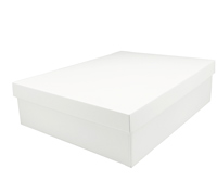 Easy Fold Large Shirt Box PACK-White Linen