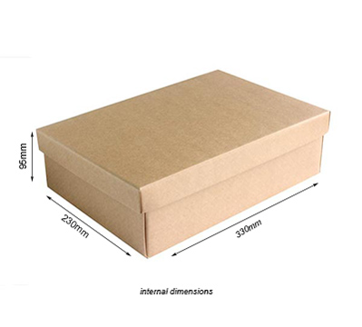 Easy Fold Small Shirt Box PACK-Natural #3