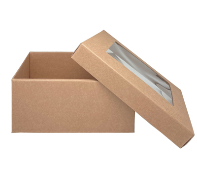 Easy Fold Window 22cm Low Gift Box PACK-Natural #2