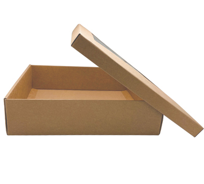 Easy Fold Window Large Shirt Box PACK-Natural #2