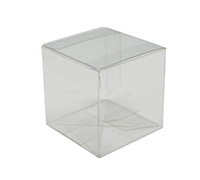 PVC CLEAR CUBE-6 x 6cm