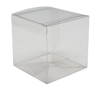 PVC CLEAR CUBE-8 x 8cm