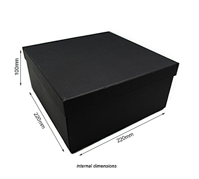 CASEMADE FOLD-UP 22cm BOX- Black Linen #4