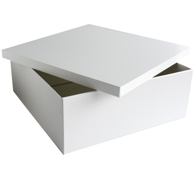 CASEMADE FOLD-UP 40cm BOX-White Linen #2