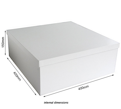 CASEMADE FOLD-UP 40cm BOX-White Linen #6