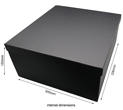 CASEMADE FOLD-UP LARGE GIFT BOX-Black Linen #4