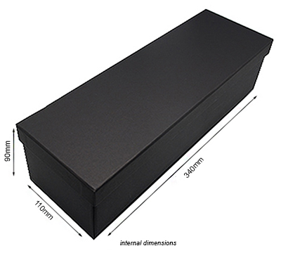 CASEMADE FOLD-UP SINGLE BOX-Black Linen #5