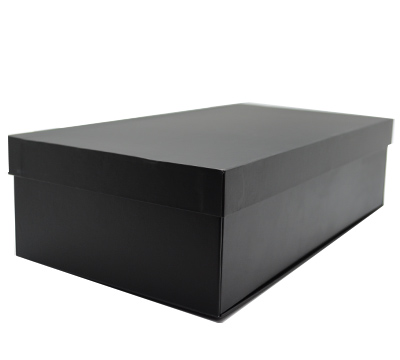 CASEMADE FOLD-UP DOUBLE BOX-Black Linen #1