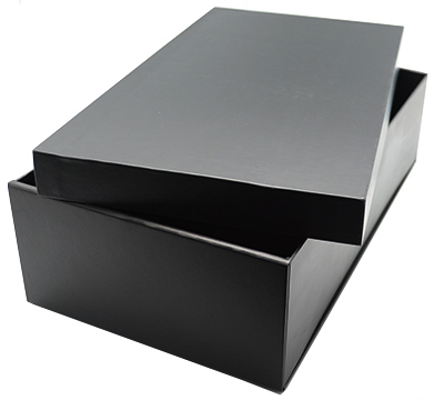 CASEMADE FOLD-UP DOUBLE BOX-Black Linen #2