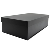 CASEMADE FOLD-UP DOUBLE BOX-Black Linen