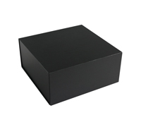MAGNETIC LID 22cm BOX-Black Linen