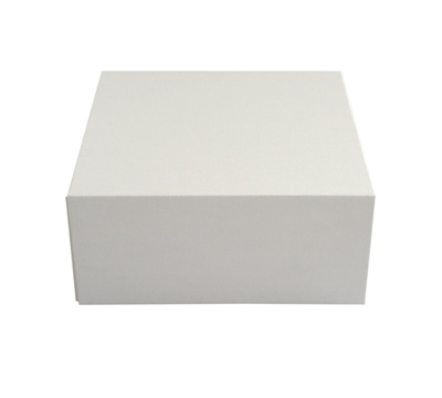 MAGNETIC LID 22cm BOX-White Linen #2