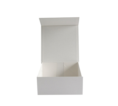 MAGNETIC LID 22cm BOX-White Linen #3