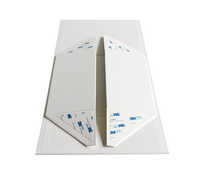 MAGNETIC LID 22cm BOX-White Linen #4