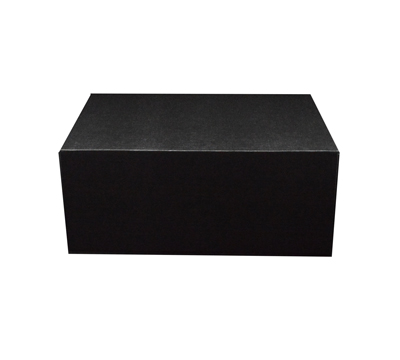 MAGNETIC LID SMALL BOX-Black Linen #1