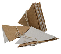 JT BUNTING TTONE- Natural/White