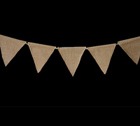 JUTE MINI BUNTING-Natural