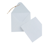 GIFT CARD ENVELOPE-White