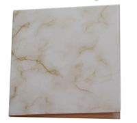 GIFT CARD MARBLE STONE-Gold on White