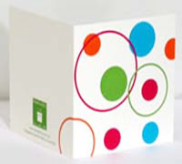 GIFT CARD POLKA DOT-Carnival on White