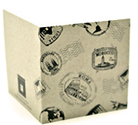 GIFT CARD TRAVEL-Black on Natural Kraft
