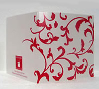 GIFT CARD FLORENTINE-Scarlet on White