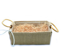 JUTE HAMPER TRAY with HANDLES-Extra Small