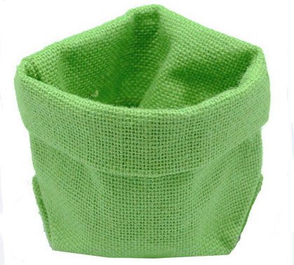 JUTE SACK EXTRA SMALL-Lime