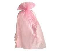 ORGANZA BAG LARGE-Pink