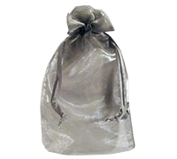 ORGANZA BAG LARGE-Silver