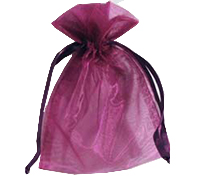 ORGANZA BAG SMALL-Magenta