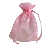 ORGANZA BAG SMALL-Pink