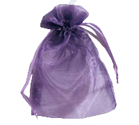 ORGANZA BAG SMALL-Purple