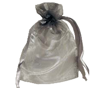 ORGANZA BAG SMALL-Silver