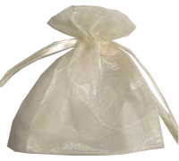 ORGANZA BAG EXTRA SMALL-Cream