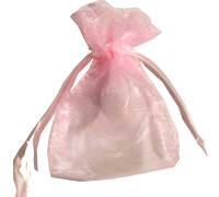 ORGANZA BAG EXTRA SMALL-Pink