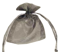 ORGANZA BAG EXTRA SMALL-Silver