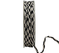 4mm SOUTACHE CORD-Black-Natural