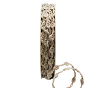 08mm LINEN ROSEBUD TRIM-Natural